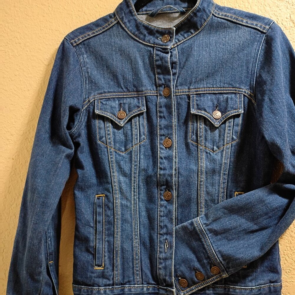 LEVI Vintage blue jean western  jacket size 3/5 festival ready